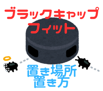ブラックキャップフィットタイプ の置き場所や置き方！逆効果NGも